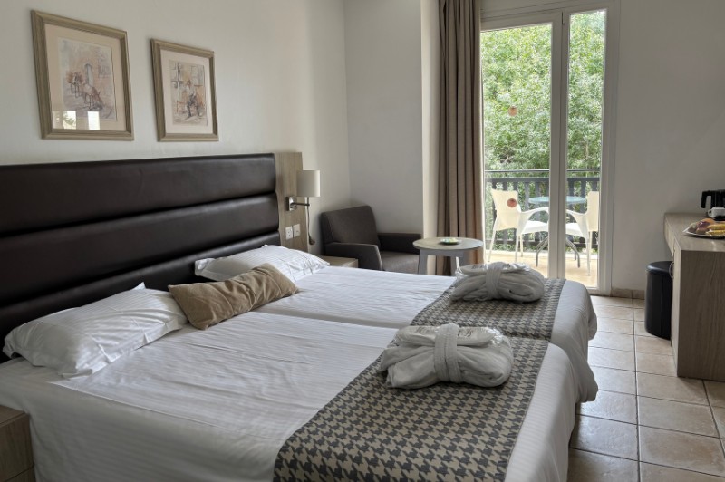 Superior Room with Garden View in Dionysos Central Hotel in Paphos